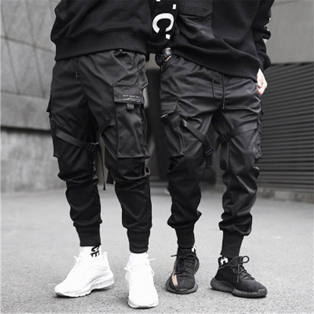 Men's Black Jogging Sports Pants Trousers