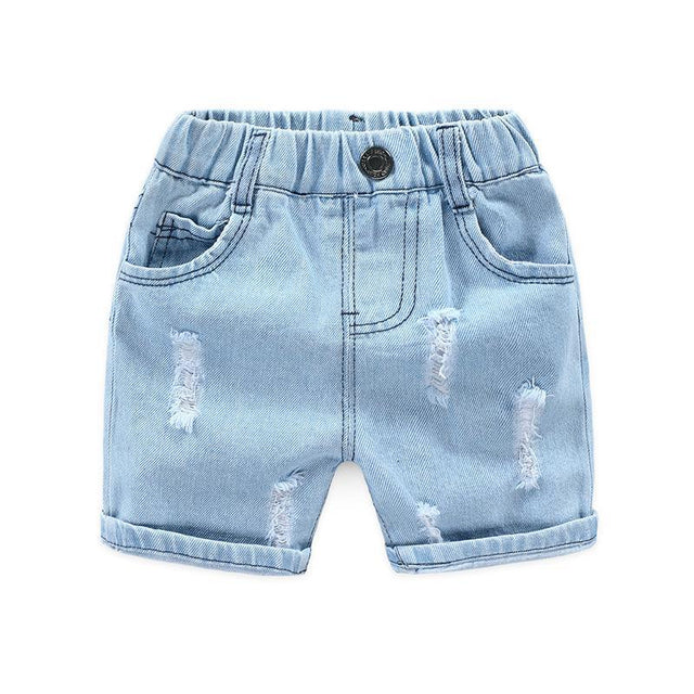 Boys' Ripped Denim Beach Shorts
