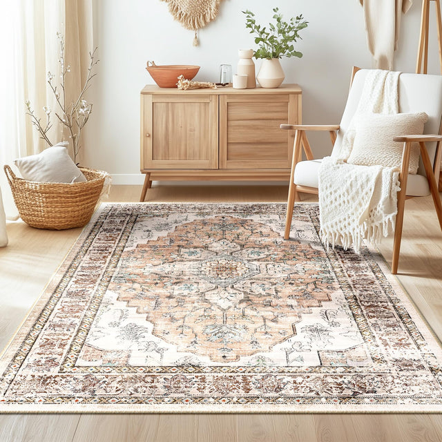 BESTSWEETIE 3x5 Entryway Rug 3 x 5 Boho Rugs Washable Rugs