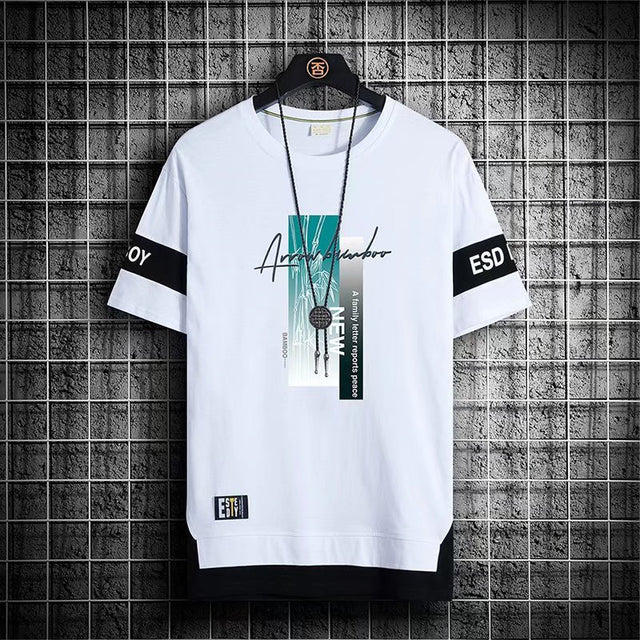 2024 Men's Korean Fashion Summer Short Sleeve T-Shirts