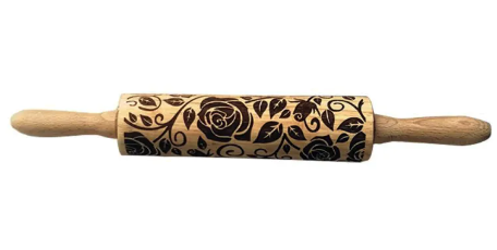Carved Pattern Rolling Pin