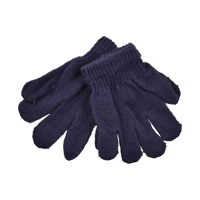 Motique Accessories Blue Grey Kids Gloves Magic Knit Gloves