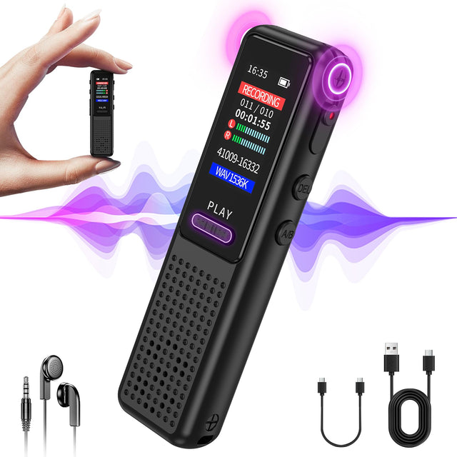 64GB Voice Recorder - Upgraded Digital Voice Activated Recorder