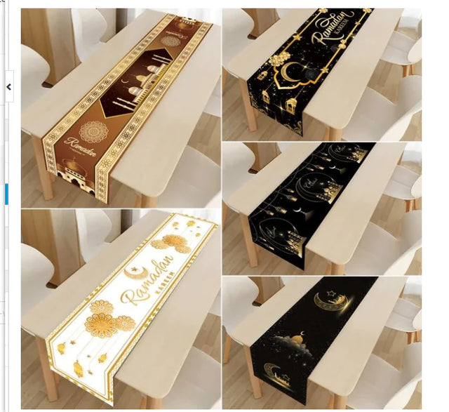 Ramadan Table Runner for EID Mubarak Home Decor (1 Piece)