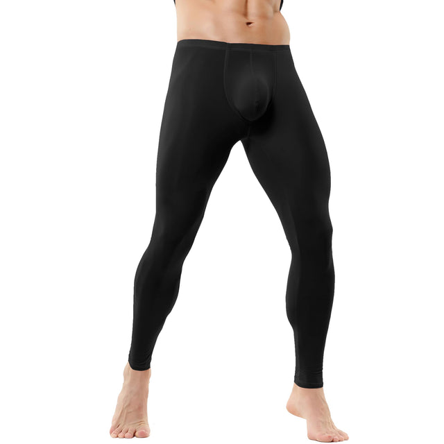 Mens Thermal Underwear Bottoms Activewear Leggings Long Johns