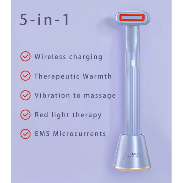 360° Rotary Eye & Face LED Massage Skincare Wand