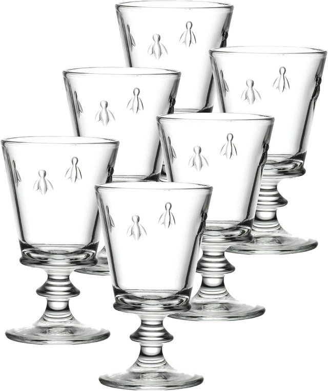 La Rochere Napoleon Bee Stemmed Wine Glass Set of 6