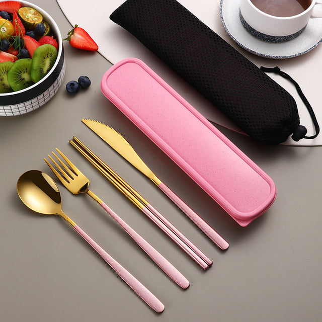 Portable Stainless Steel Cutlery Gift Set