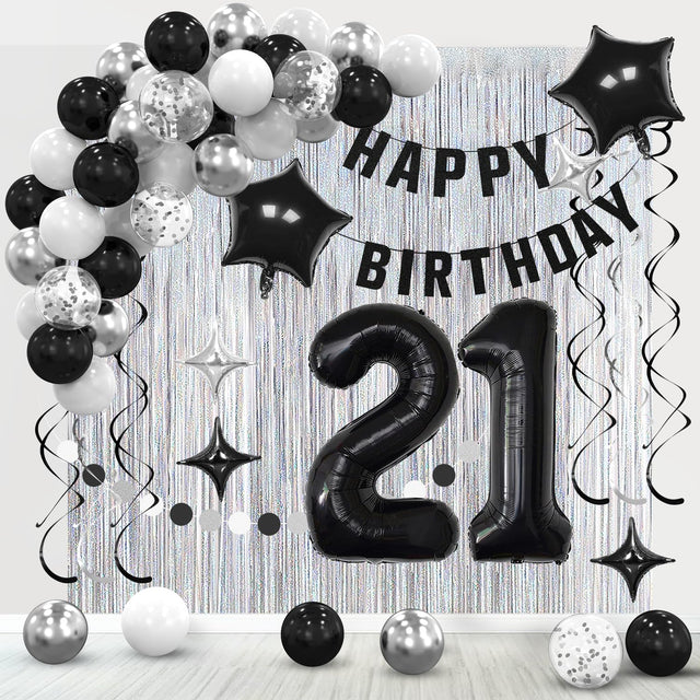 21st Birthday Decorations for Boys Girls Happy Birthday Decorations