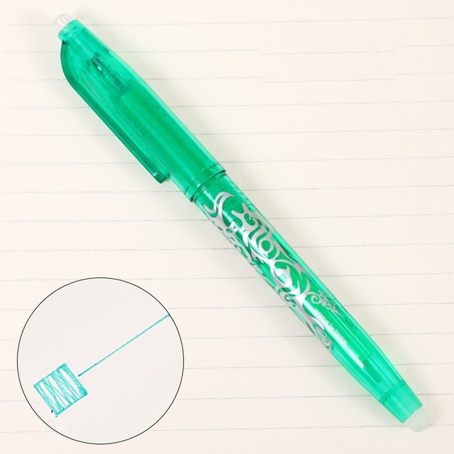 8-Color Erasable Gel Pens - 0.5mm Ballpoint Pens