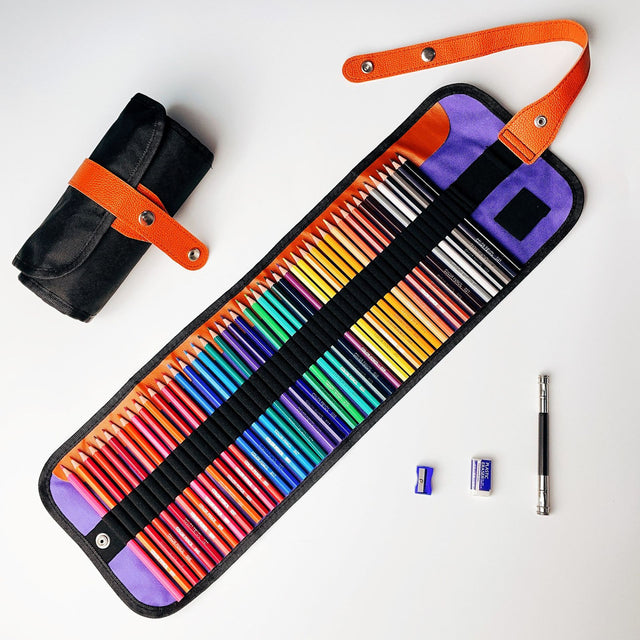 Professional Oil and Water-Soluble Colored Pencils Set