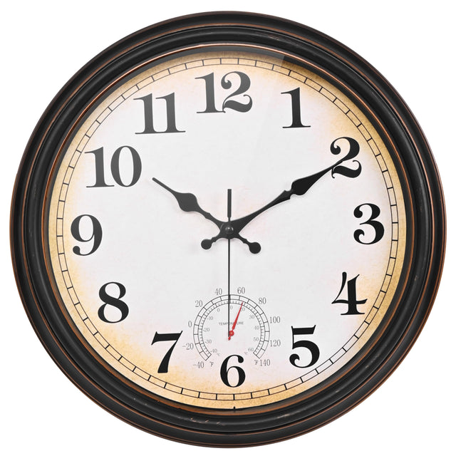 Yoiolclc Large Wall Clock 16 Inch Silent Non-Ticking Vintage Wall Clocks