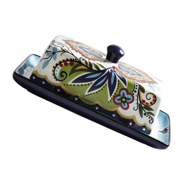 Pottery Butter Dish and Cheese Box Storage Container