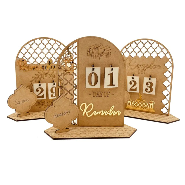 Eid Mubarak Ramadan Countdown Calendar Ornament Decor
