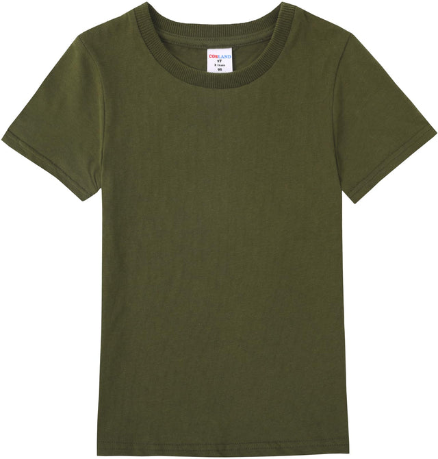 COSLAND Boys T-Shirts Short Sleeve Tee Shirts Crew Neck Cotton