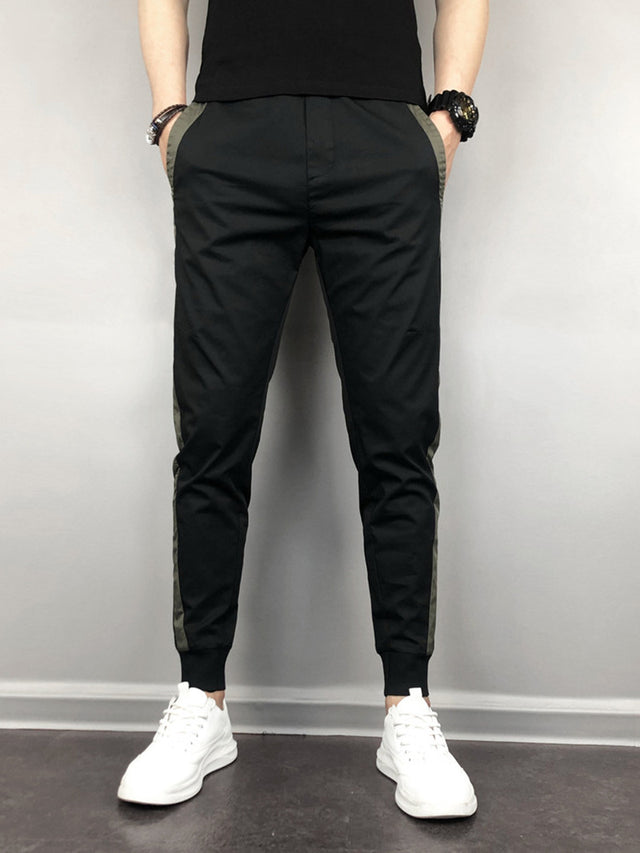 Men's Slim Fit Harem Pants - Casual Lightweight Trousers