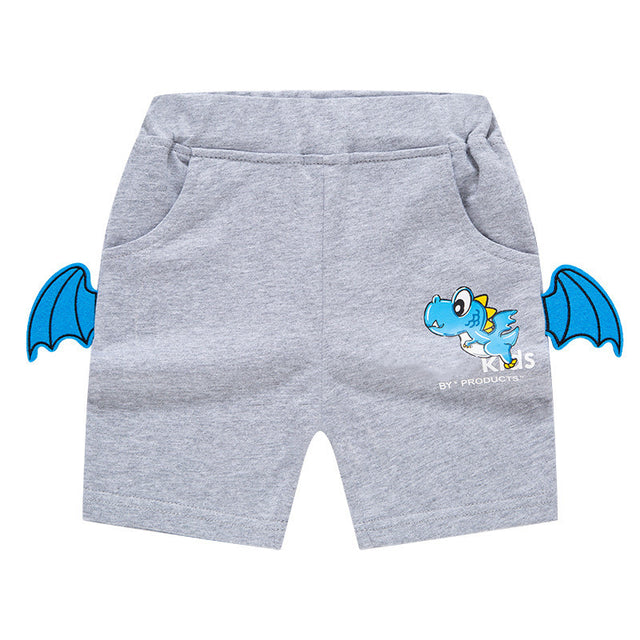 3D Dinosaur Boys' Summer Shorts for Kids