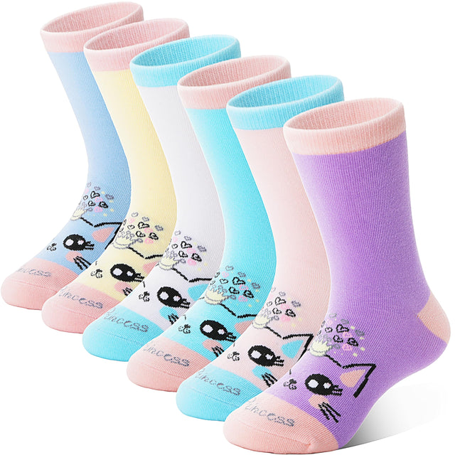 Anlisim Girls Socks Cute Animal Pattern Cartoon Novelty Fashion