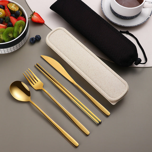 Portable Stainless Steel Cutlery Gift Set