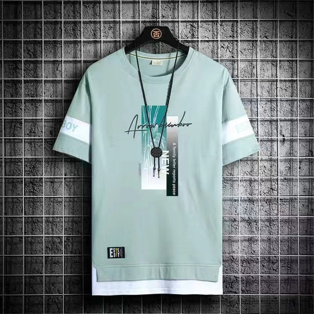 2024 Men's Korean Fashion Summer Short Sleeve T-Shirts