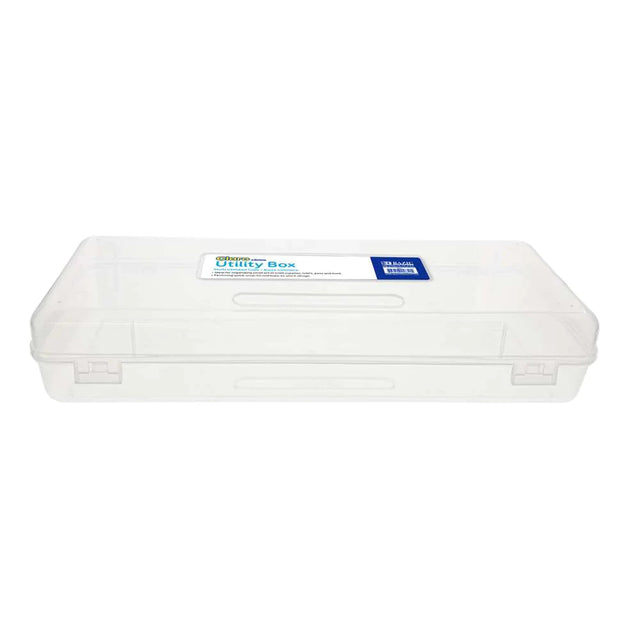 Pencil Case Multipurpose Utility Box Ruler Length – Clear