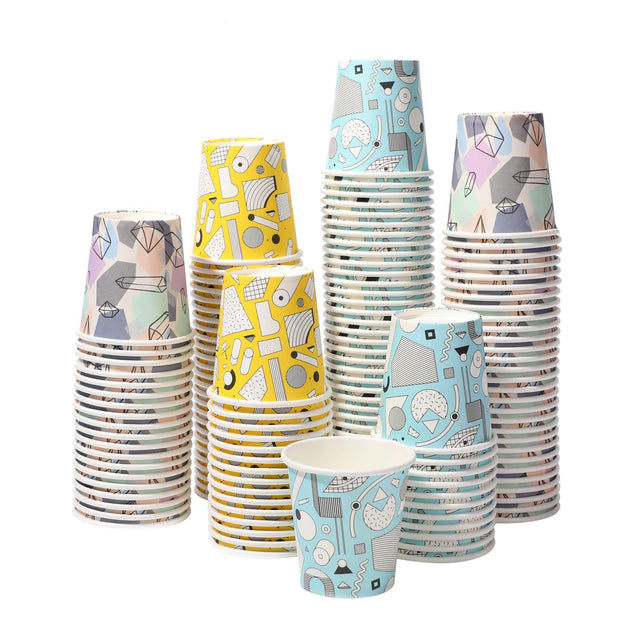Lamosi 3 oz Bathroom Cups 300 Pack 3 oz Paper Cups Mouthwash Cups Mini Paper Cups for Parties Picnics Barbecues Travel and Events