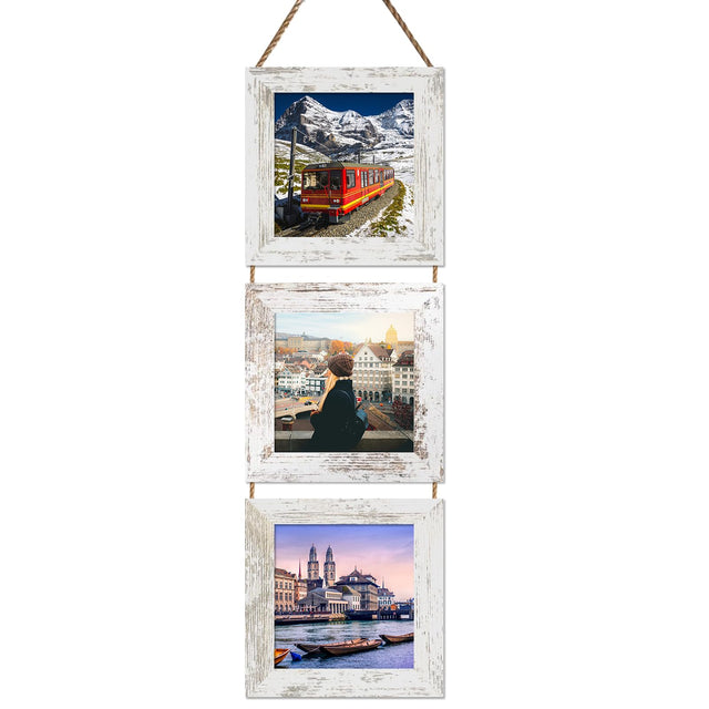 VMUZEDER 6X6 Picture Frame Wall Hanging Picture Frames
