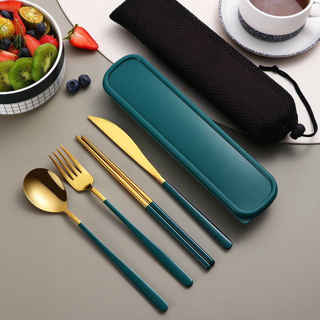 Portable Stainless Steel Cutlery Gift Set