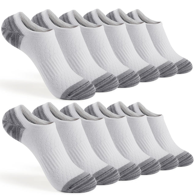 Honeysea Ankle Socks for Men - Socks for Women Mens Athletic Socks Running Socks for Men 9-12 Non Slip Socks Mens No Show Socks Silicone Socks for Women Clothes