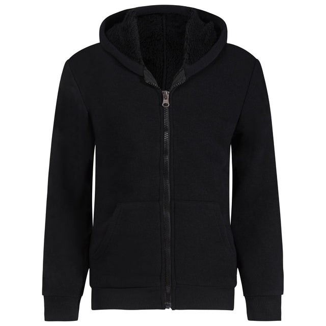 Victory League Boys Hoodie Boys Fashion Boys Sweatshirts Boys Zip Up Hoodie Kids Sweatshirts Boys Boys Sweater 5-16 (US Age 14 Years 16 Years Black)