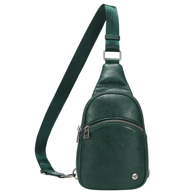INICAT Small Crossbody Sling Bags Travel Fanny Packs Purse for Women(02-Green)