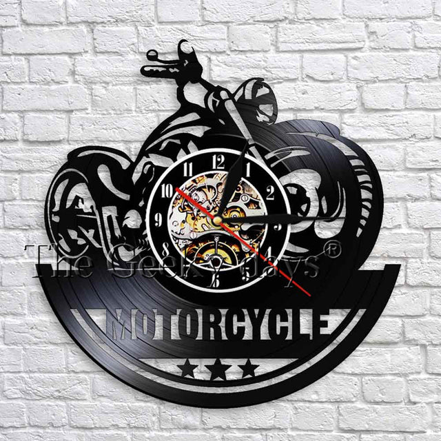 Vinyl Record Wall Clock - Retro Home Decor Timepiece