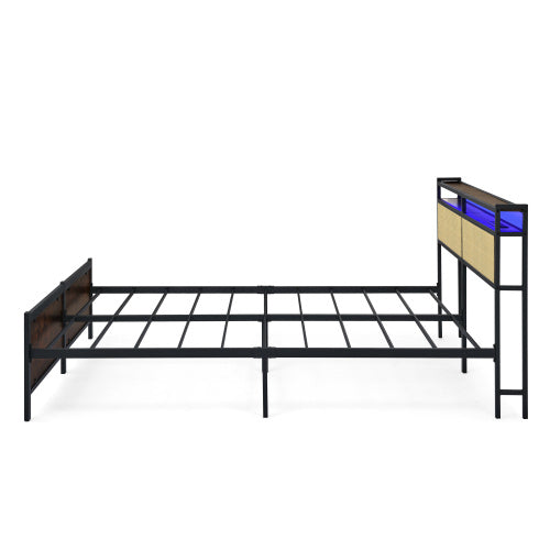 Iron Bed Frame, Metal Bed Frame, Wrought Iron Bed Frame, Iron Platform Bed Frame