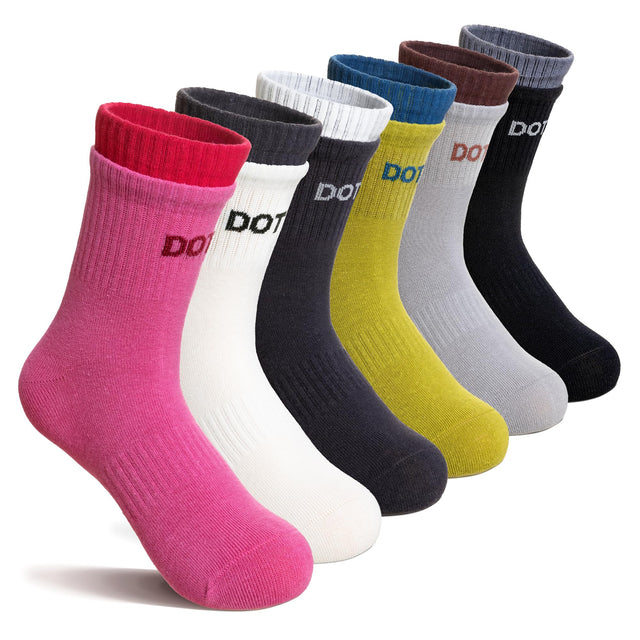 Kids Girls Socks Athletic Sport Breathable Soft Cotton Youth Girsl