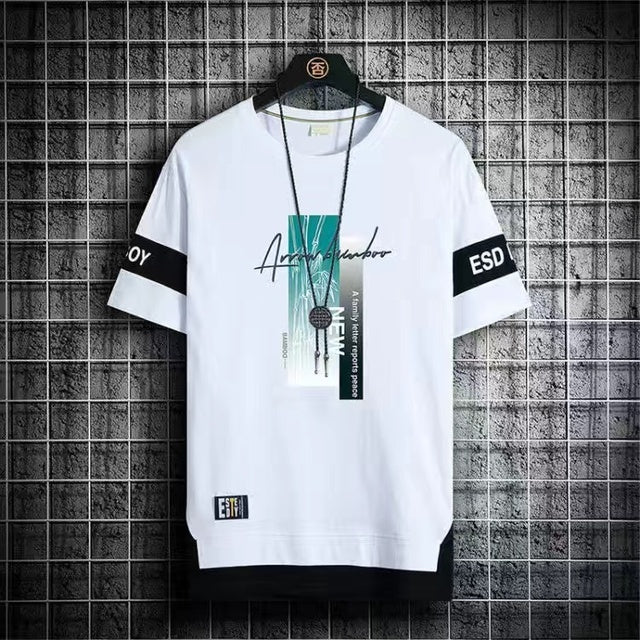 2024 Men's Korean Fashion Summer Short Sleeve T-Shirts