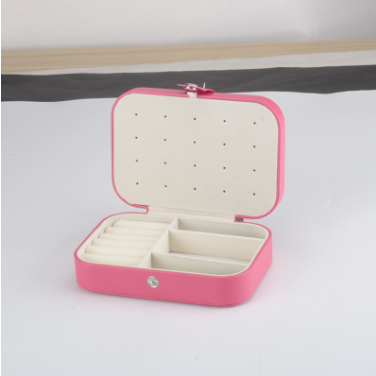 Compact Travel Jewelry Box for Earrings and Rings