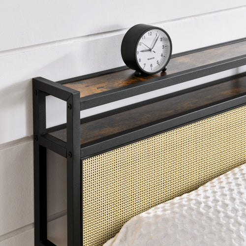 Iron Bed Frame, Metal Bed Frame, Wrought Iron Bed Frame, Iron Platform Bed Frame