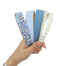 CAVETEE Headbands for Women 5 Pack Different Designs Fashion Headbands for Women Pearl Headband Padded Headbands Hair Accessories Non-slip Head Bands for Womens Hair (Blue)