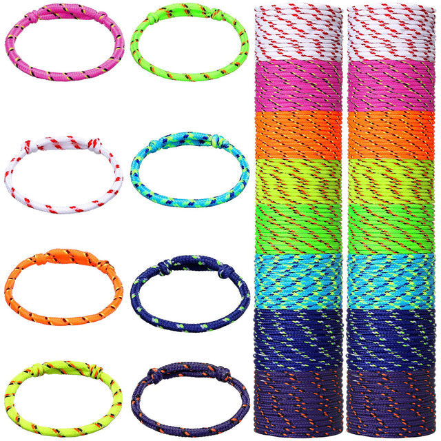 Friendship Bracelets Rope 168 Bracelets in 8 Assorted Colors