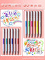 3D Jelly Gel Pens - Colorful Markers for Students