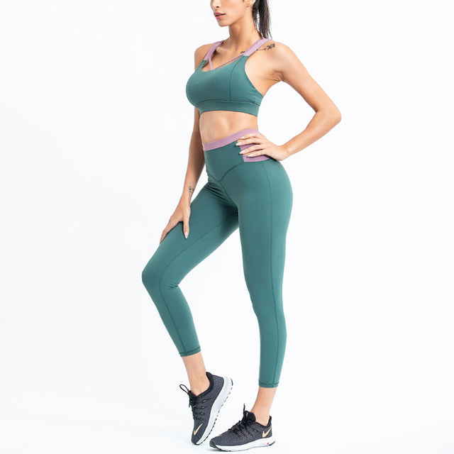 2020 Cross-Border Yoga Suit Set - Quick-Dry Activewear