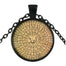 Islamic Pendant Necklace with Mandala Design (7 Colors)