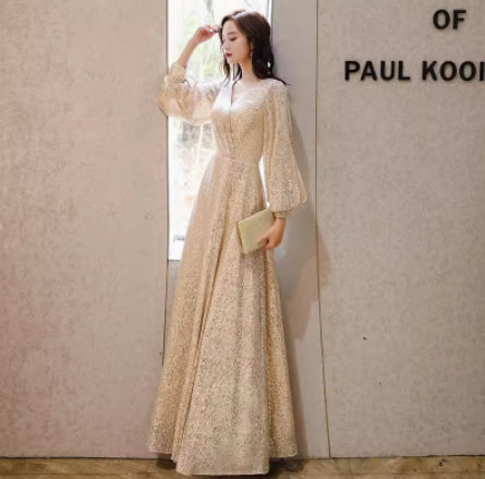 Elegant Evening Dress for Ladies' Party Wear