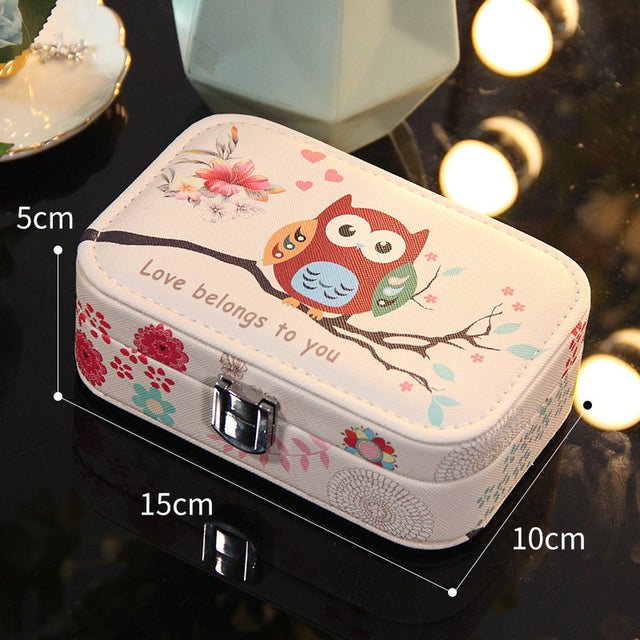 Princess Jewelry Box - Small Organizer for Earrings & Rings