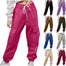 Girls Clothing Cargo Pants for Girls Cute Trendy Drawstring Baggy