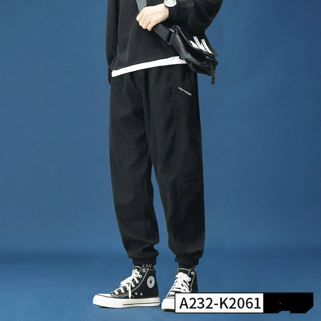 Boys' Loose-Fitting Drawstring Sports Pants
