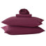 Fuchsia Twin Size Sheets Set-3 Piece Microfiber Bedsheets-Deep Pocket Fitted Sheet & Pillowcase Sets-Soft Cooling Single Bed Sheet