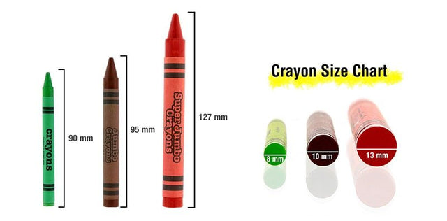24 Color Washable Premium Crayons