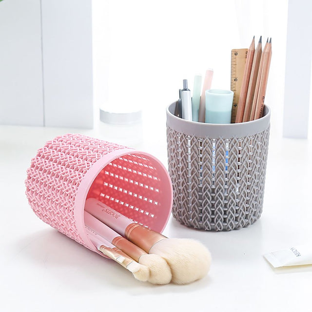 Multifunctional Round Pen Holder for Office Supplies
