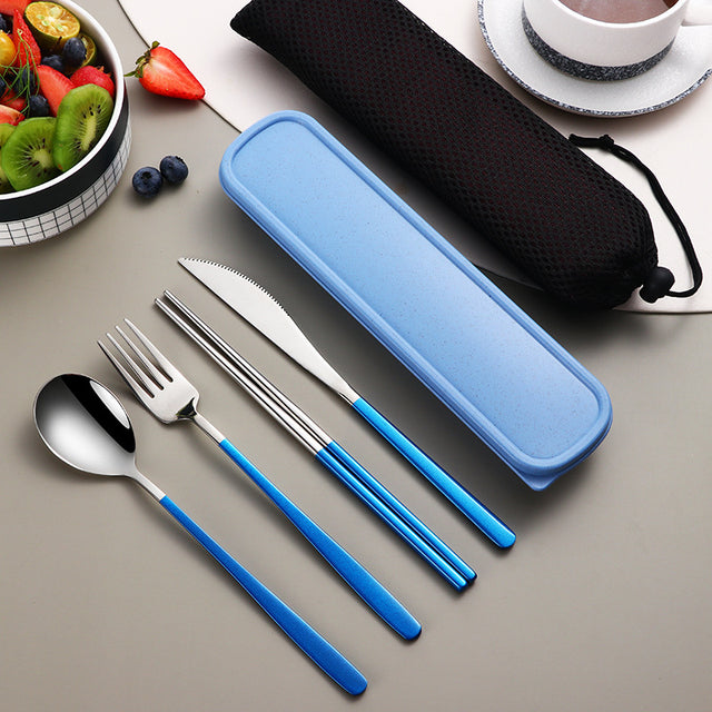 Portable Stainless Steel Cutlery Gift Set